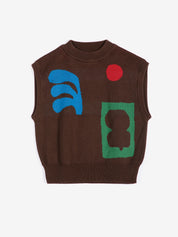 BOBO CHOSES - Plant Seal Jacquard Cotton Vest