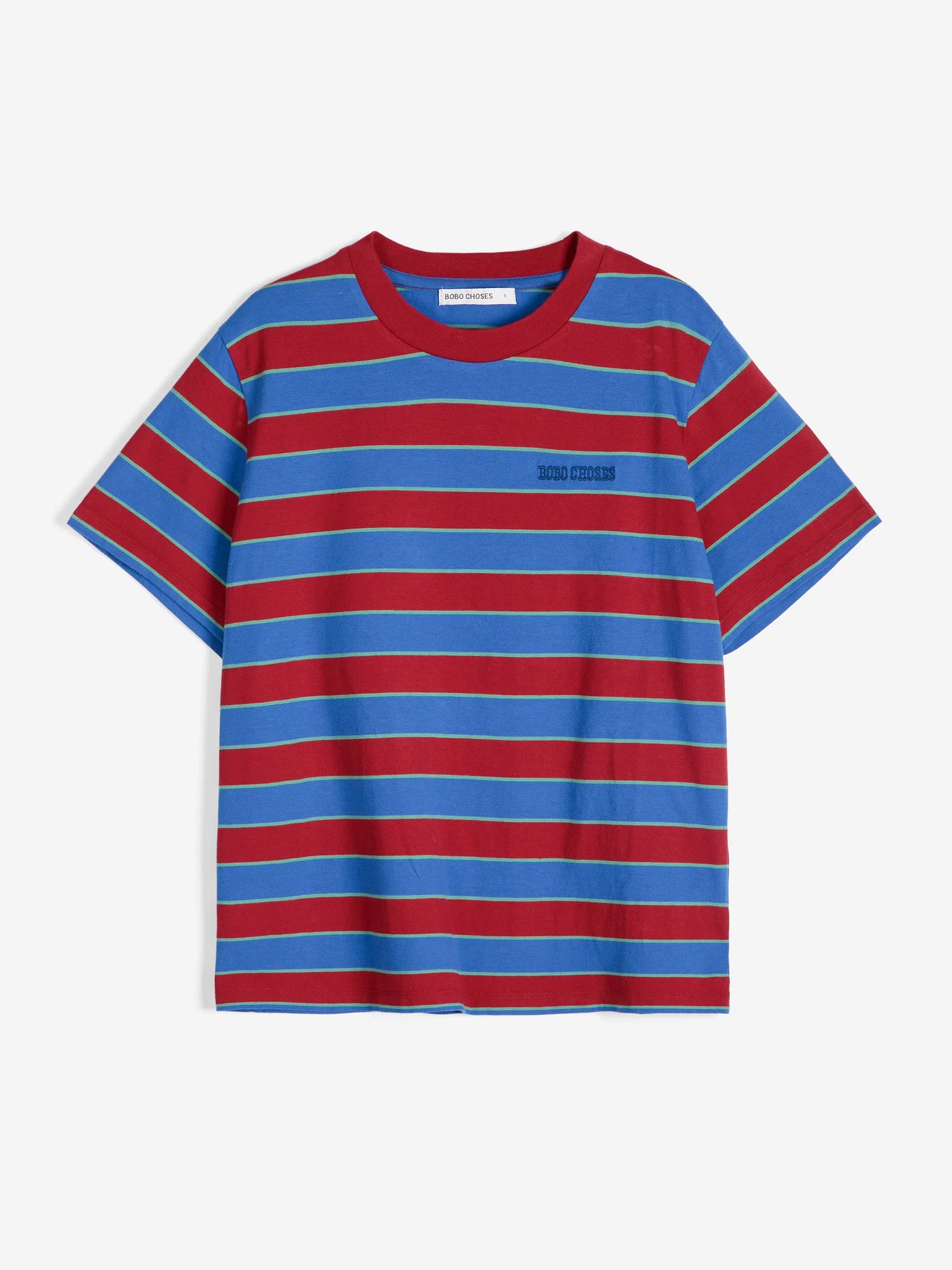 BOBO CHOSES - Striped Cropped T-Shirt