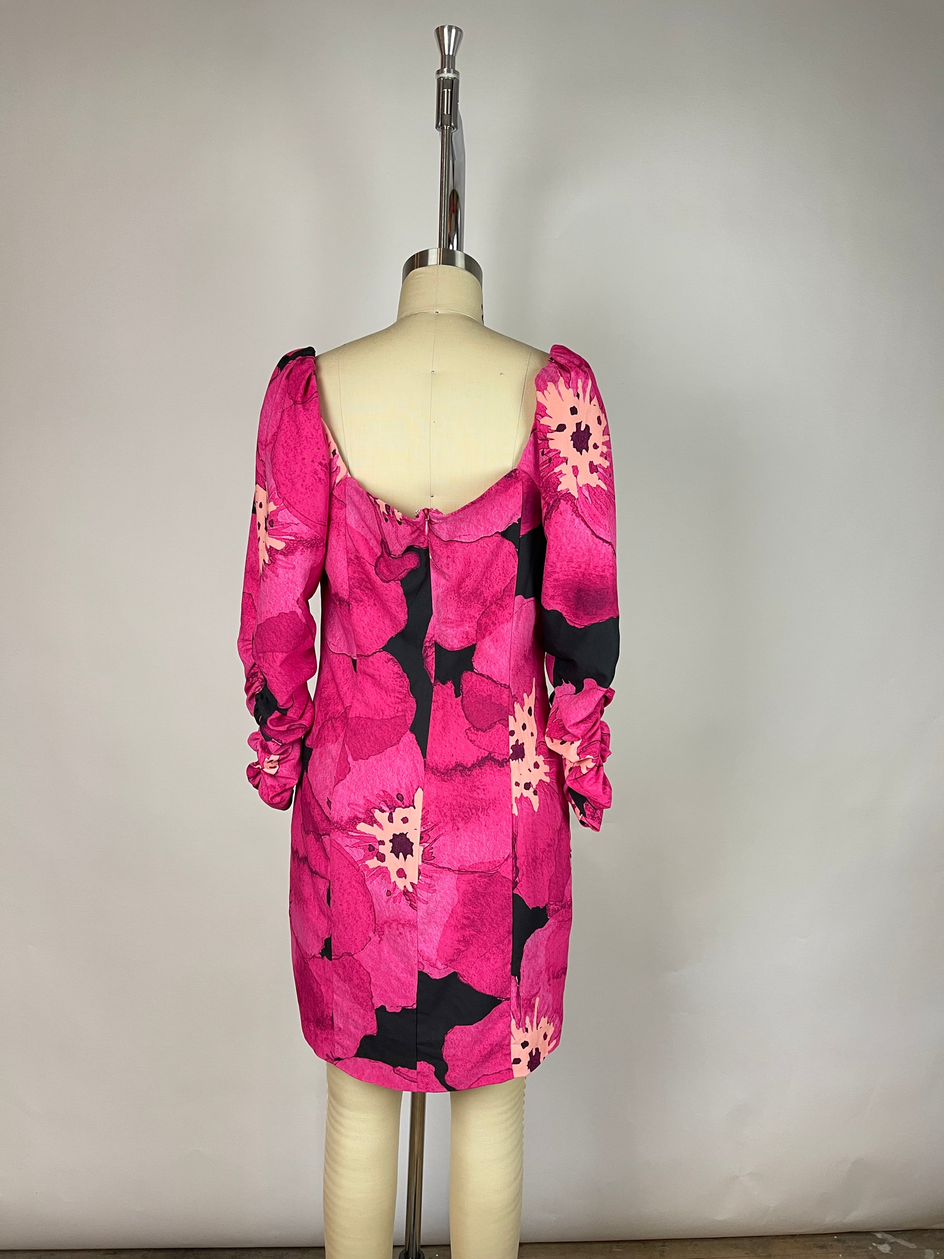 Hutch Pink Floral Dress (M/L)