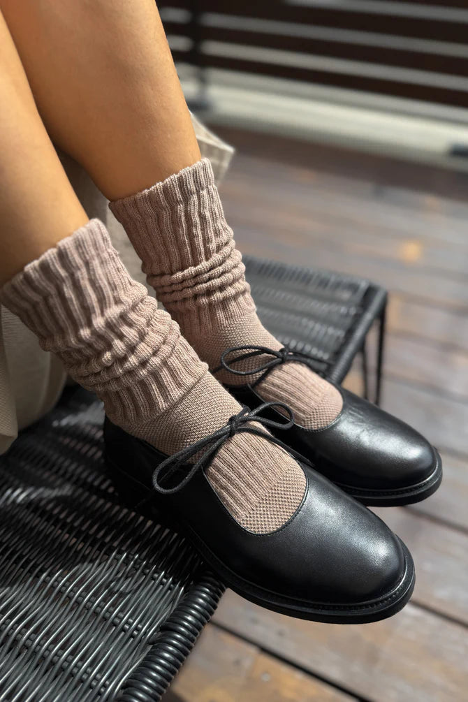 Le Bon Shoppe - Ballet Socks | Mocha Mousse