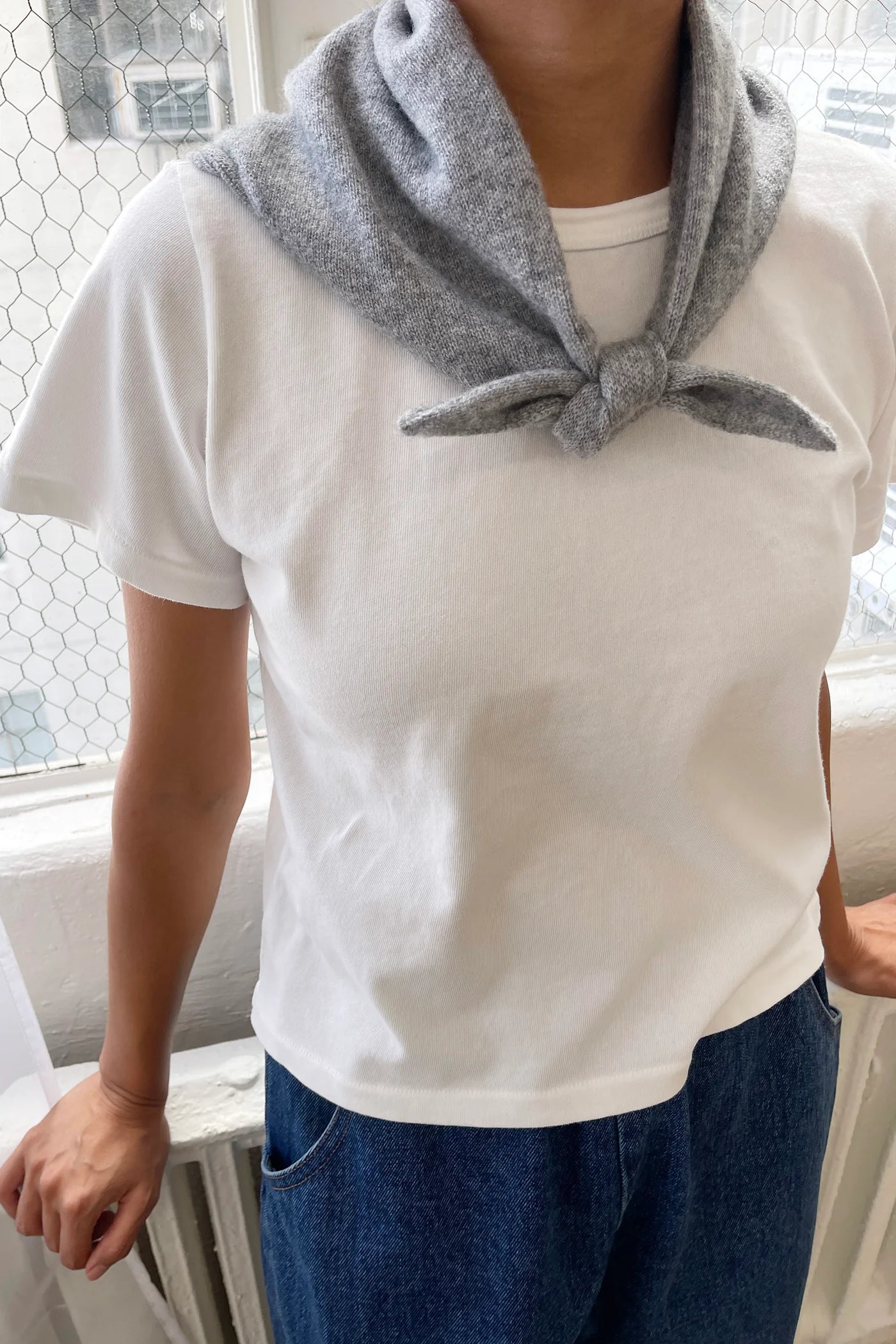 Le Bon Shoppe - Cashmere Bandana | Heather Grey