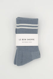 Le Bon Shoppe - Boyfriend Socks | Blue Grey