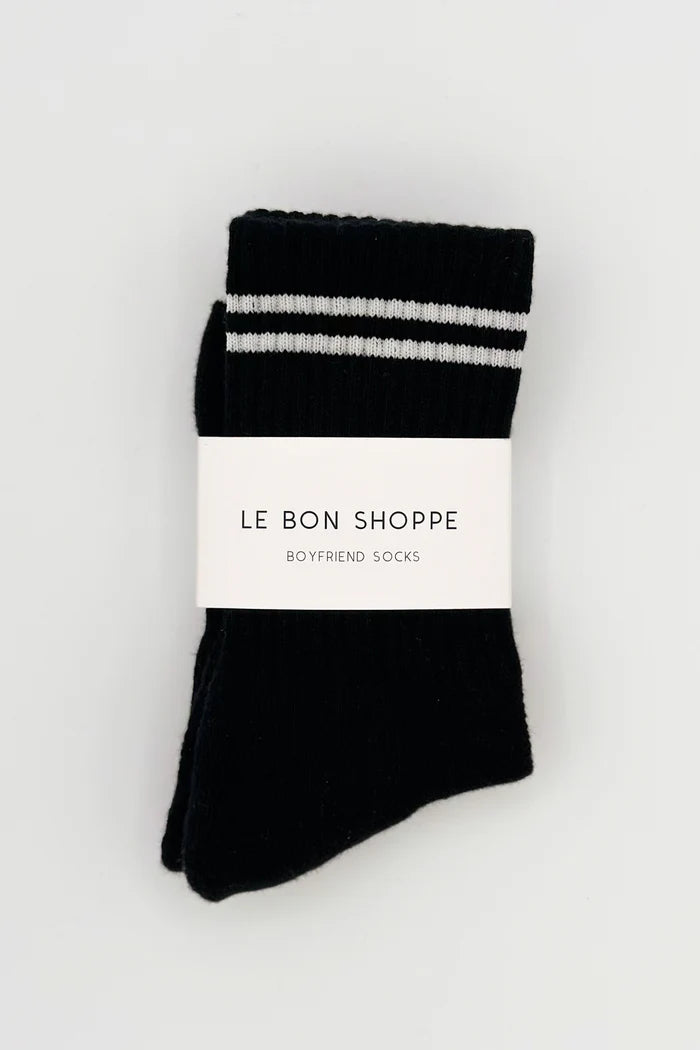 Le Bon Shoppe - Boyfriend Socks | Noir