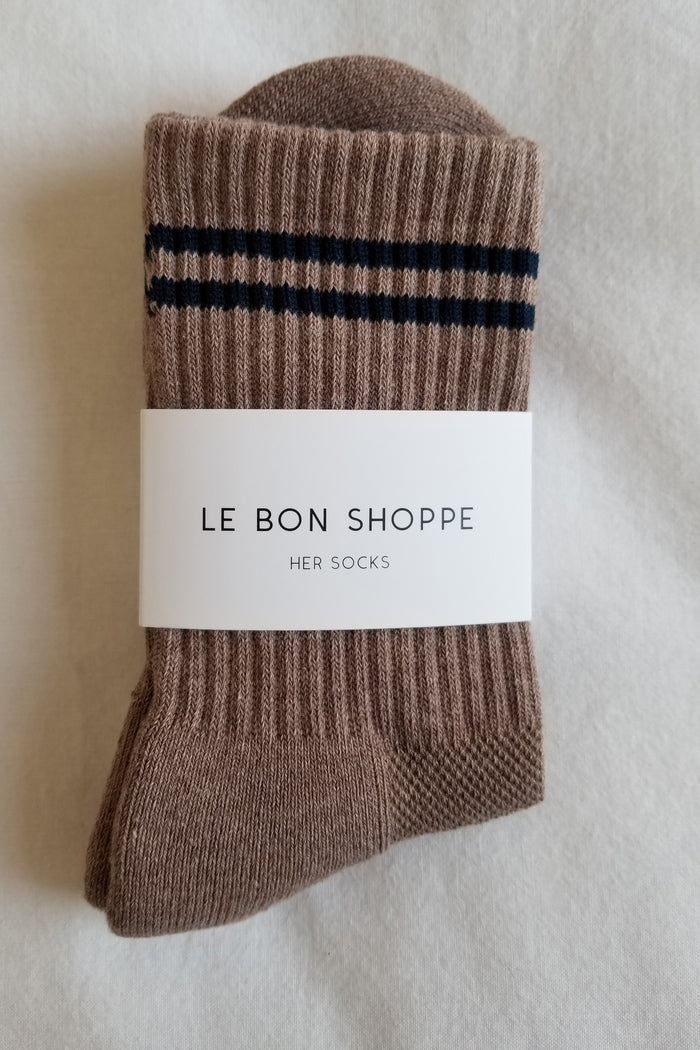 Le Bon Shoppe - Boyfriend Socks | Cocoa