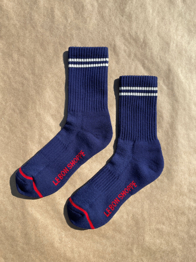 Le Bon Shoppe - Boyfriend Socks | Navy