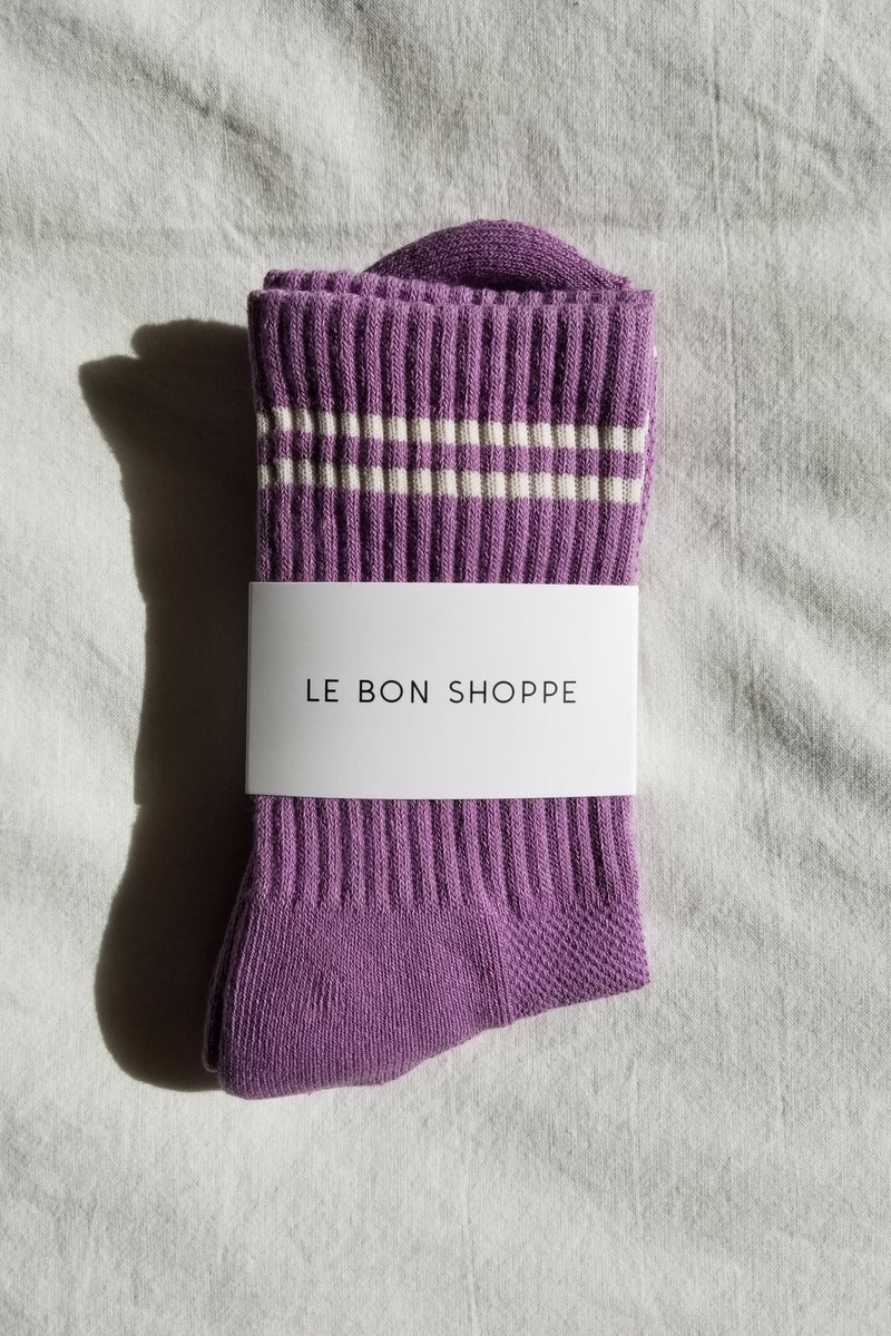 Le Bon Shoppe - Boyfriend Socks | Grape