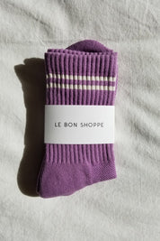 Le Bon Shoppe - Boyfriend Socks | Grape