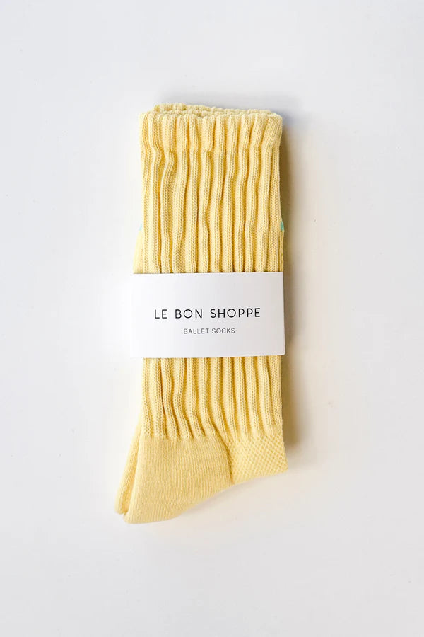 Le Bon Shoppe - Ballet Socks | Pale Yellow
