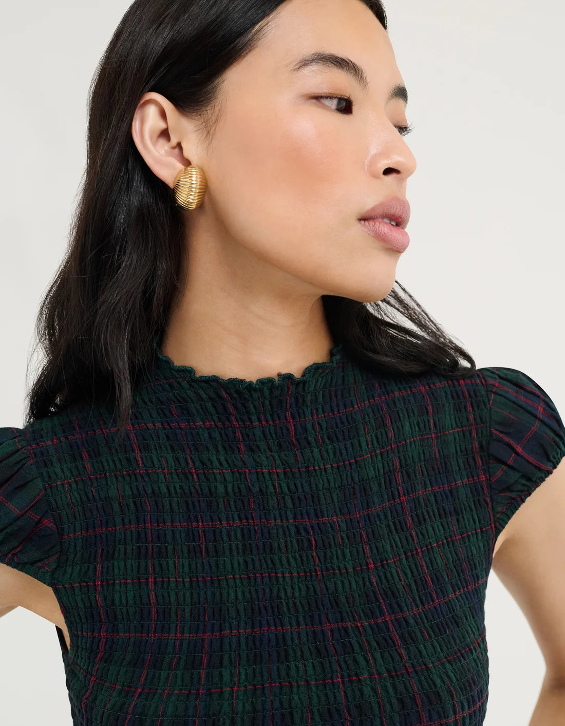 Rumored - Barclay Mini Dress | Mulberry Tartan