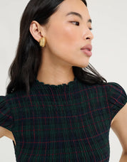 Rumored - Barclay Mini Dress | Mulberry Tartan
