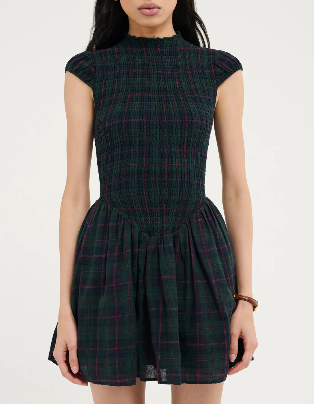 Rumored - Barclay Mini Dress | Mulberry Tartan