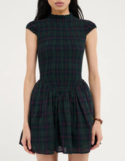Rumored - Barclay Mini Dress | Mulberry Tartan