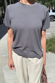 Le Bon Shoppe - Bo Linen Blend Tee | Charcoal