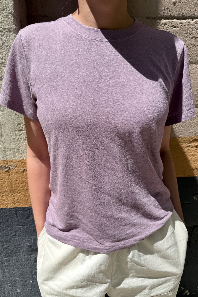 Le Bon Shoppe - Bo Linen Blend Tee | Lavender