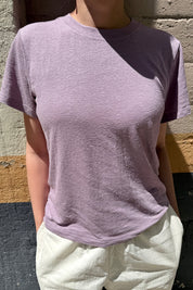 Le Bon Shoppe - Bo Linen Blend Tee | Lavender