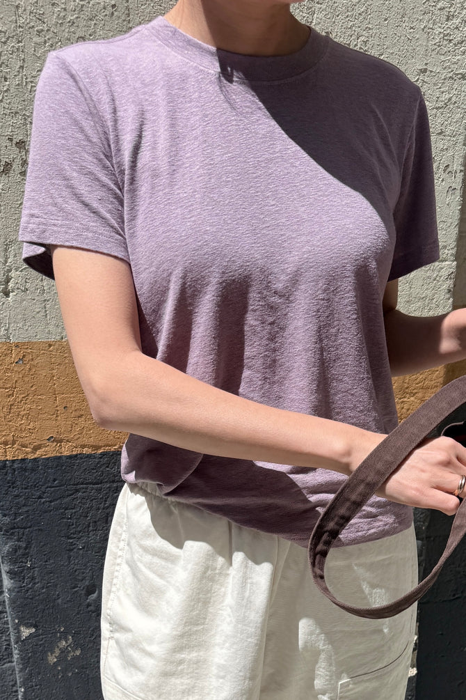 Le Bon Shoppe - Bo Linen Blend Tee | Lavender