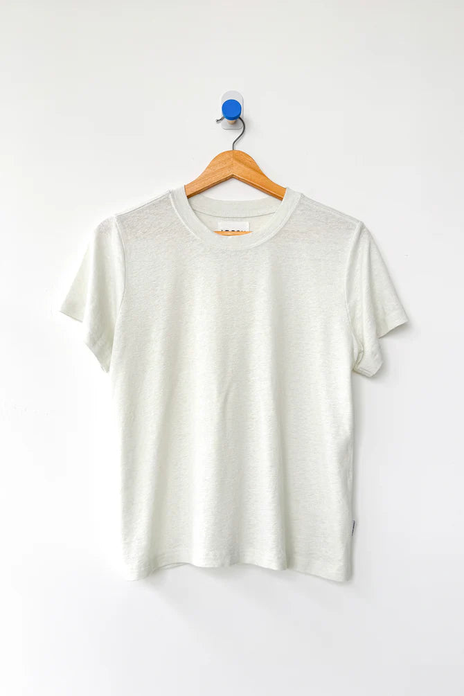 Le Bon Shoppe - Bo Linen Blend Tee | Salt