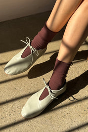 Le Bon Shoppe - Breezy Sneaker Socks | Dark Cacao