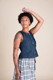Conscious Clothing - Katherine Vest | Cone Denim