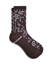 doublesoul - Rodeo High Sock | Burnt Brown