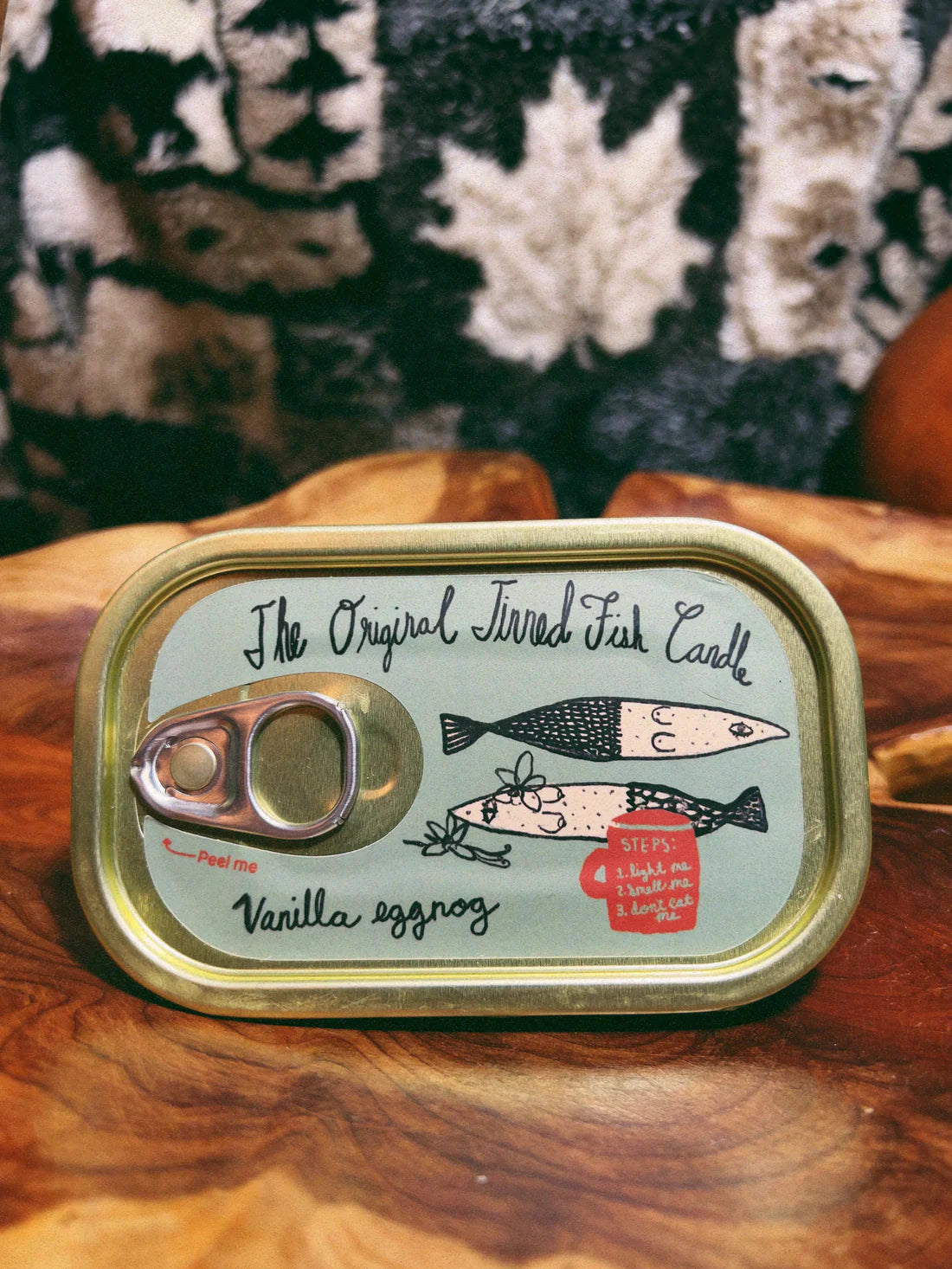 The Original Tinned Fish Candle | Vanilla Eggnog