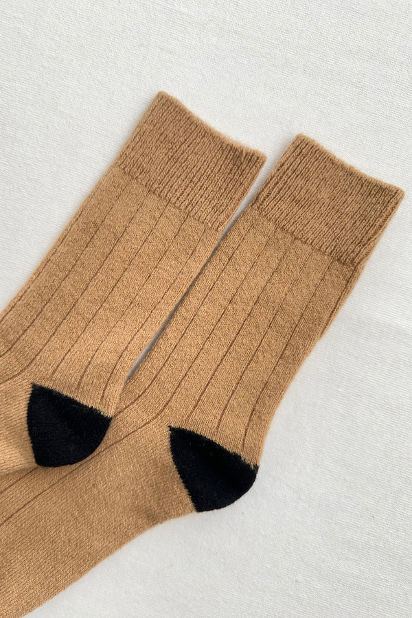 Le Bon Shoppe - Classic Cashmere Socks | Camel