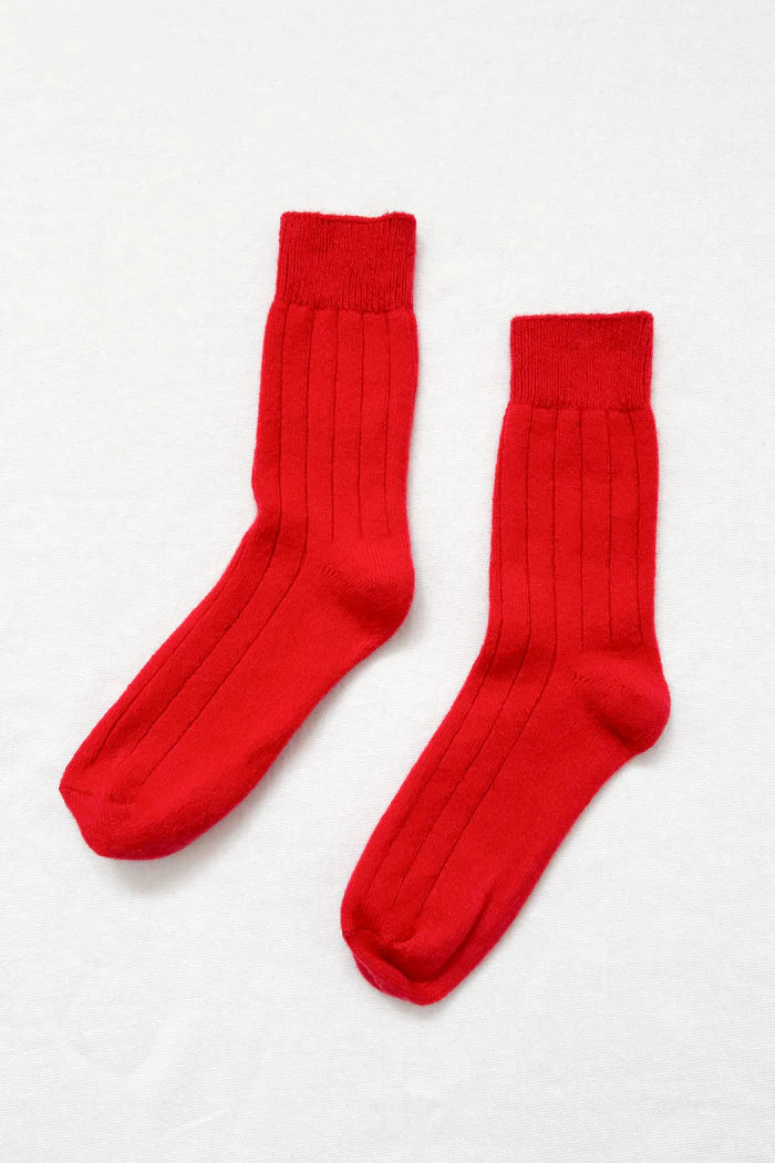 Le Bon Shoppe - Classic Cashmere Socks | Red