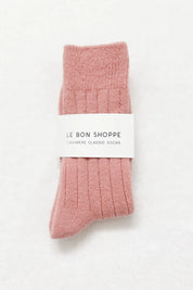 Le Bon Shoppe - Classic Cashmere Socks | Rose Petal