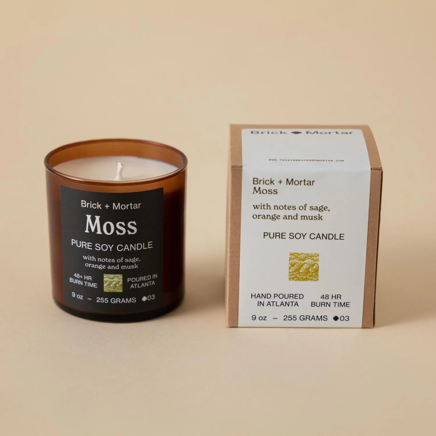Brick+Mortar - Moss Scented Candle | 9oz