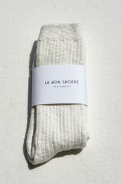 Le Bon Shoppe - Cottage Socks | White Linen