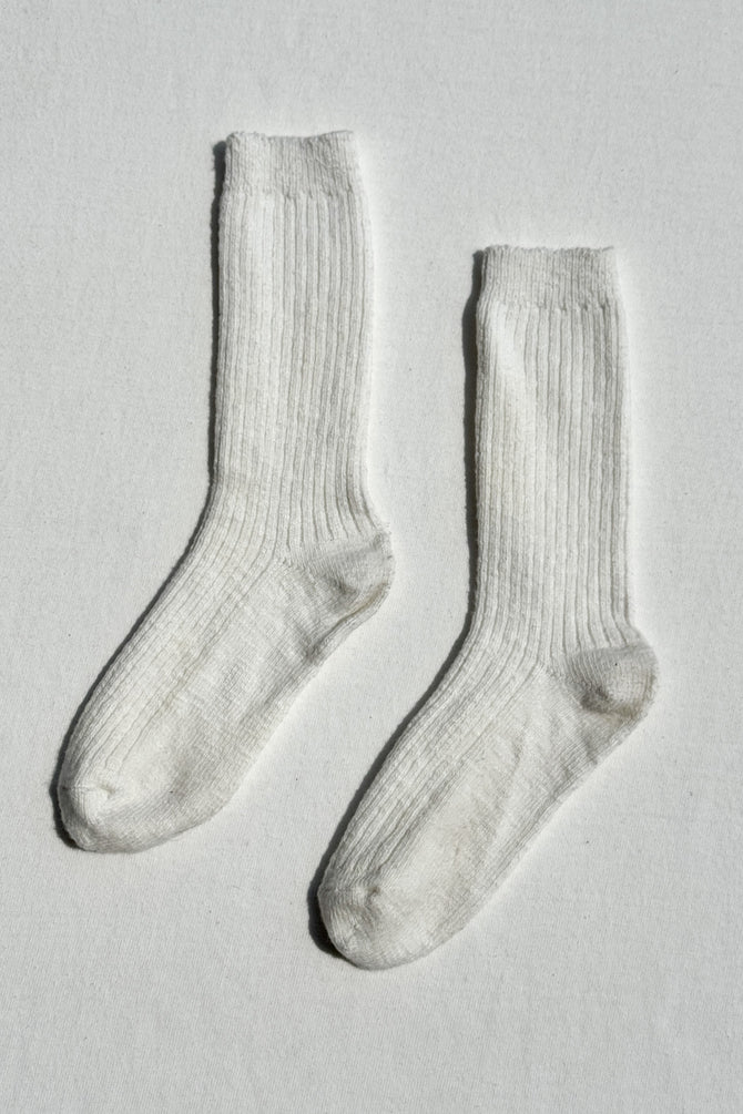 Le Bon Shoppe - Cottage Socks | White Linen
