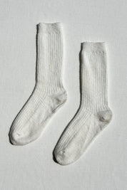 Le Bon Shoppe - Cottage Socks | White Linen