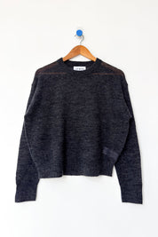 Le Bon Shoppe - Cecile Crew Neck Mohair Sweater | Charcoal