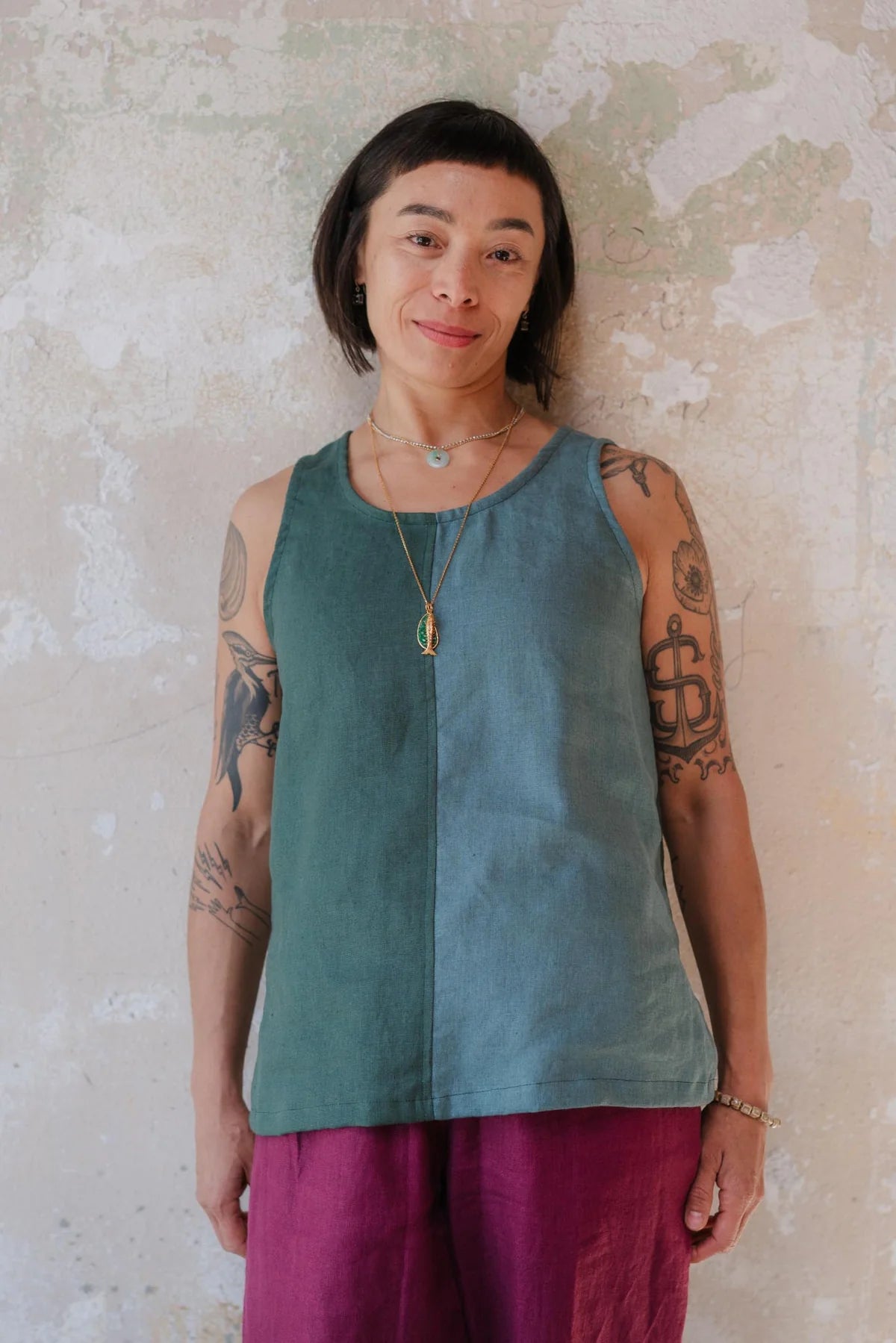 Conscious Clothing - Classic Tank | Agave/Spruce