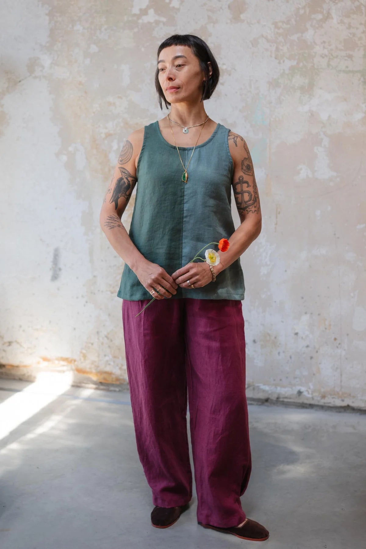 Conscious Clothing - Classic Tank | Agave/Spruce