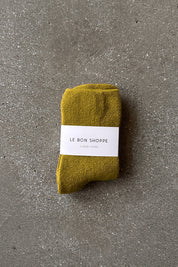 Le Bon Shoppe - Cloud Socks | Green Olive