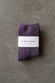 Le Bon Shoppe - Cloud Socks | Plum