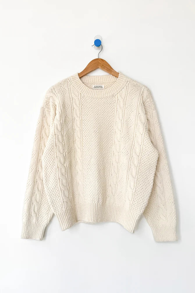 Le Bon Shoppe - Cotton Fisherman Sweater | Naturel