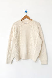 Le Bon Shoppe - Cotton Fisherman Sweater | Naturel