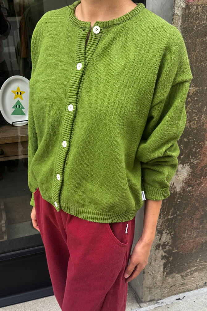 Le Bon Shoppe - Cotton Leila Cardigan | Avocado