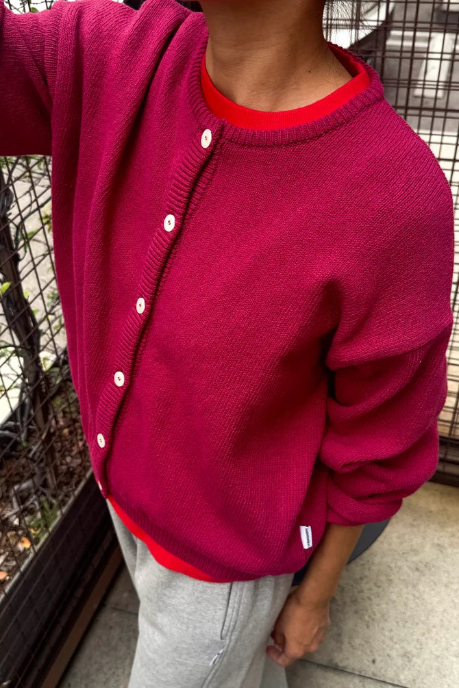 Le Bon Shoppe - Cotton Leila Cardigan | Prune