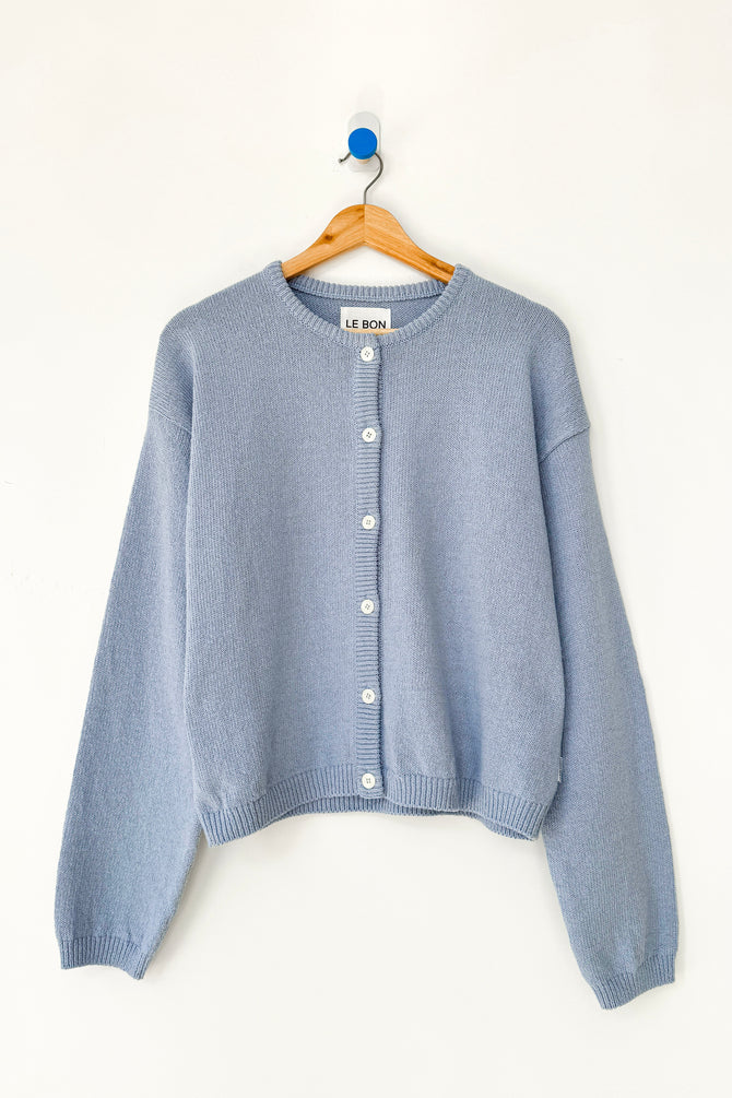 Le Bon Shoppe - Cotton Leila Cardigan | Cornflower