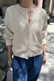 Le Bon Shoppe - Cotton Leila Cardigan | Naturel