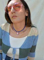 Gem & Blue -  Dolly Bead Necklace