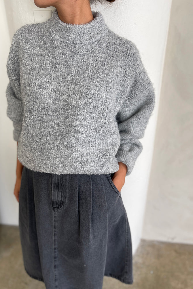 Le Bon Shoppe - Elise Sweater | Heather Grey