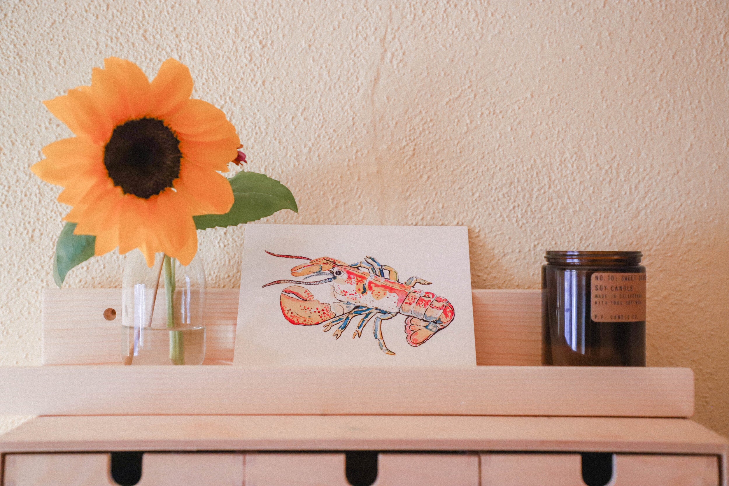 Refuge Studios Iowa City - Lobster Study Giclée Print