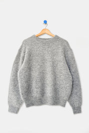 Le Bon Shoppe - Elio Crew Neck Alpaca Sweater | Ht. Grey