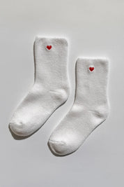 Le Bon Shoppe - Embroidered Cloud Socks | White