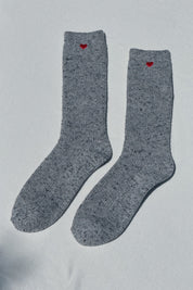 Le Bon Shoppe - Embroidered Snow Socks | Cookies and Cream