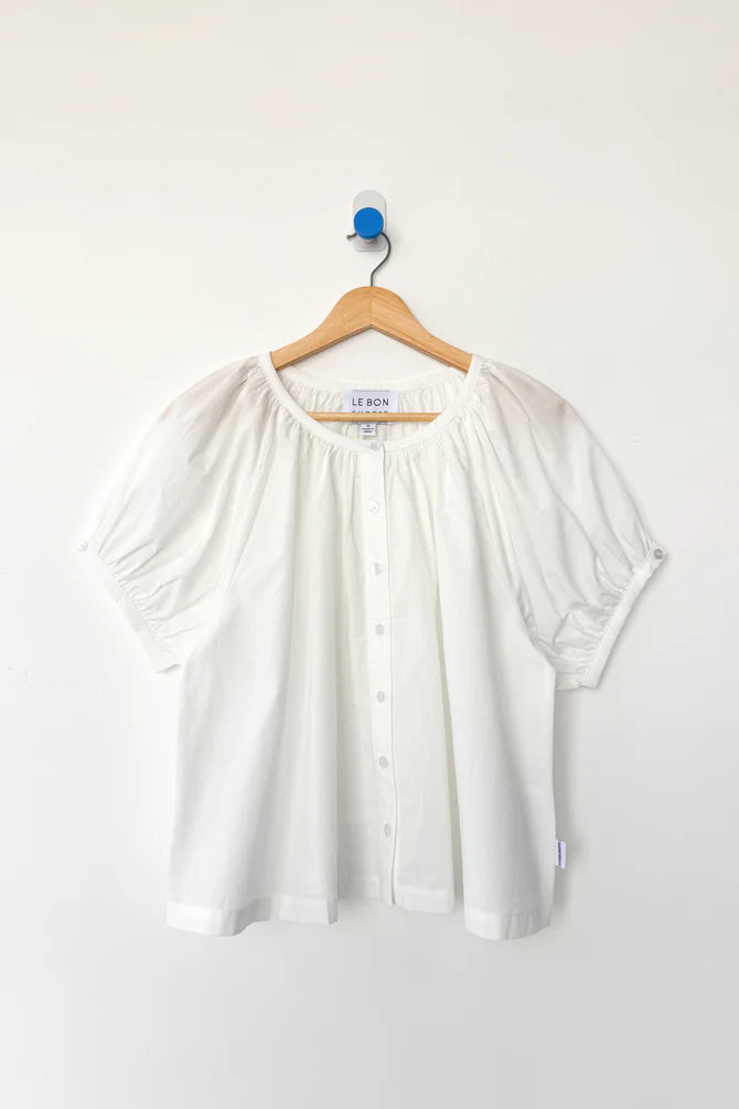 Le Bon Shoppe - Emily Short Sleeve Top | White